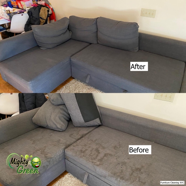 Before & After Upholstery Cleaning San Luis Obispo
